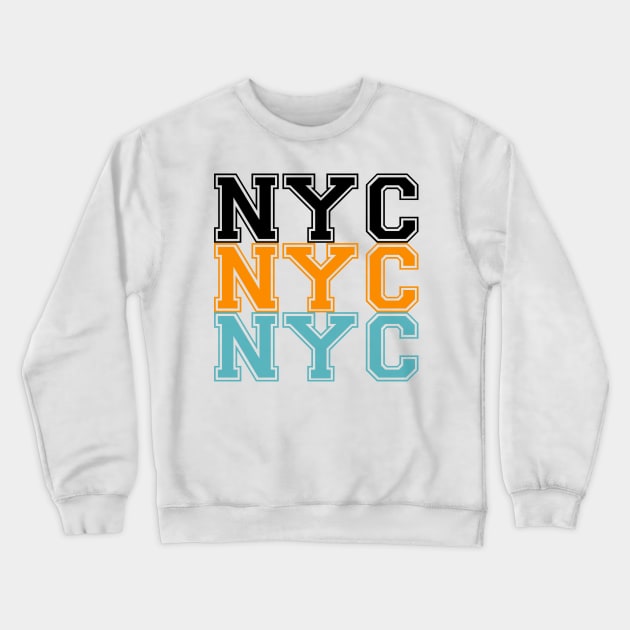 NYC Crewneck Sweatshirt by DeraTobi